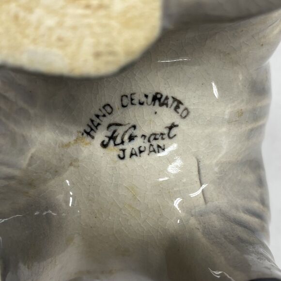 Vintage Florart Elephant Planter Hand Decorated Japan Ceramic - Picture 6 of 12